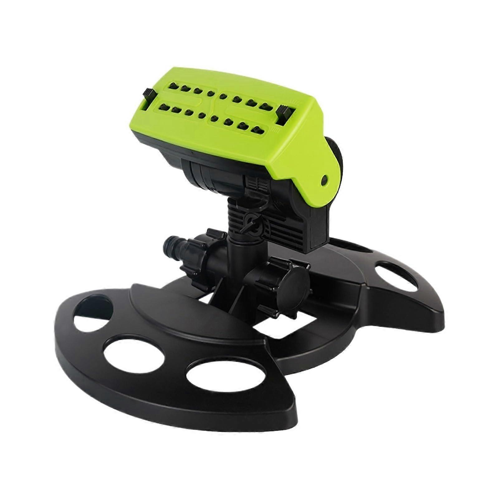 Automatic Garden Sprinkler 180° Rotating Adjustable Lawn Irrigation System with Large Coverage Green