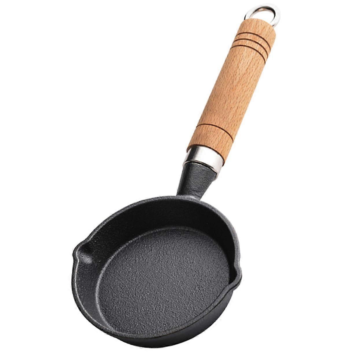 Non Stick Egg Frying Pan with Cool Touch Handle for Breakfast and Outdoor BBQ Cooking