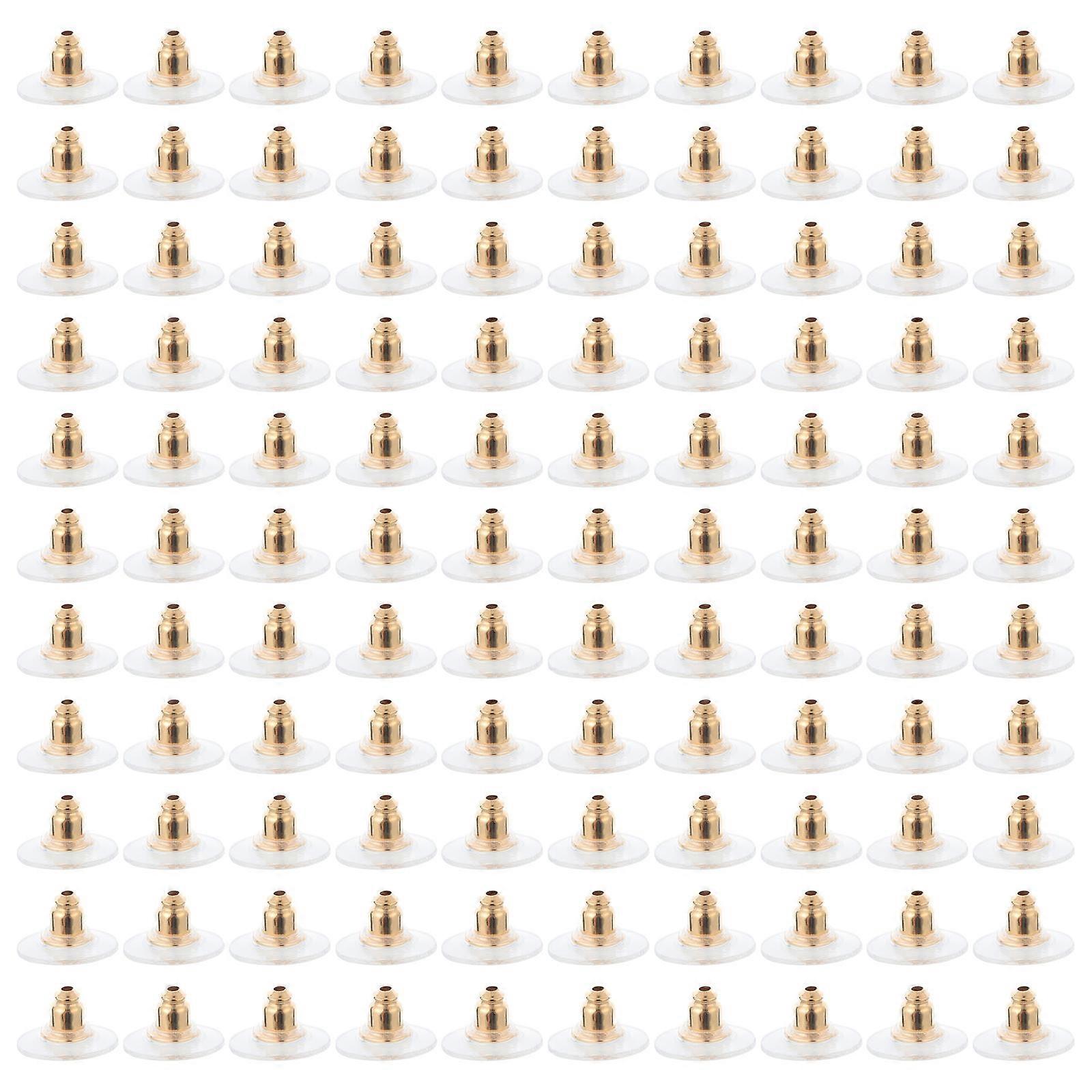 Metal Ear Backs Stoppers DIY Kit for Decor 200Pcs