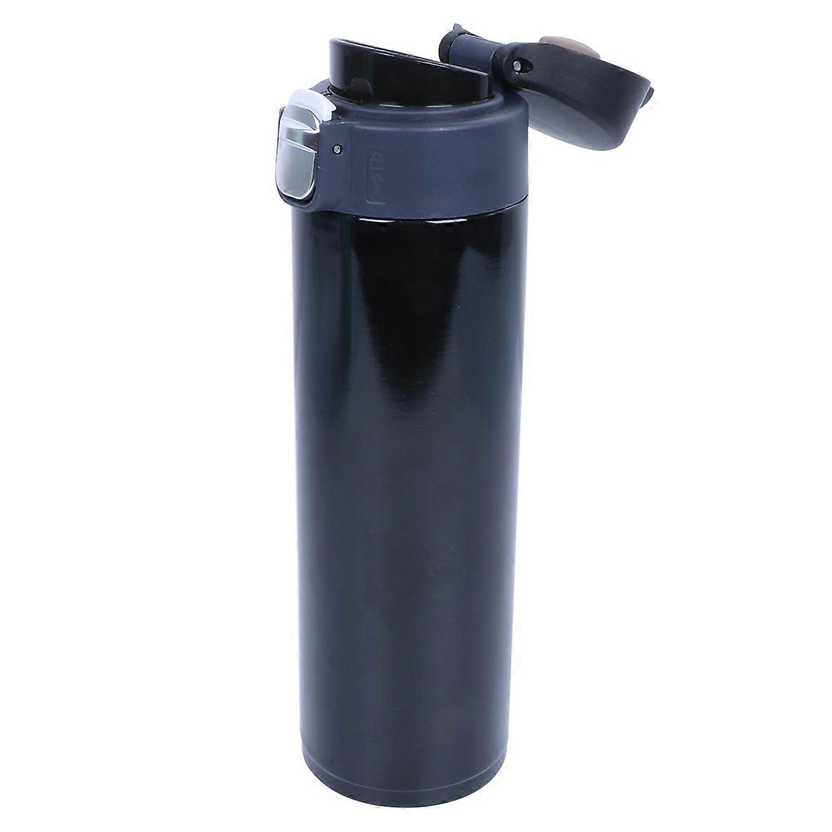 Thermal Cup Insulated Bottle for Drinking Use 3Pcs Large Capacity Black