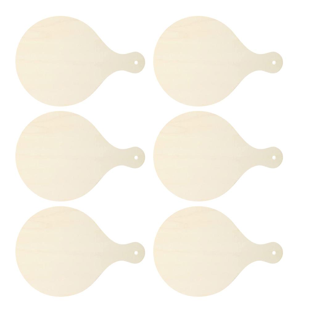 Small Chopping Board for Decorative Use with Handle 6Pcs
