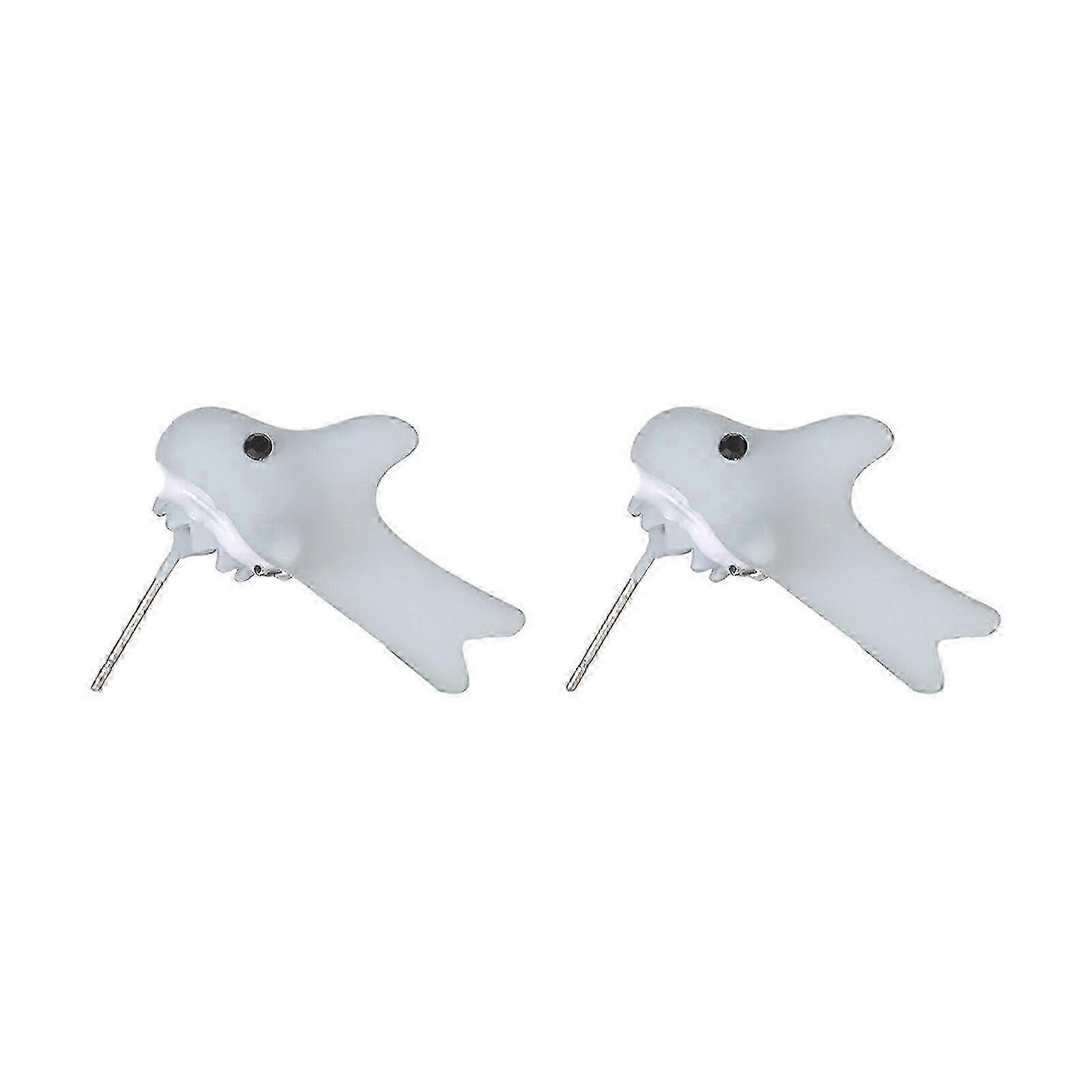 2025 Cute Animal Bite Earrings - 3D Dinosaur Shark Biting Ear Studs