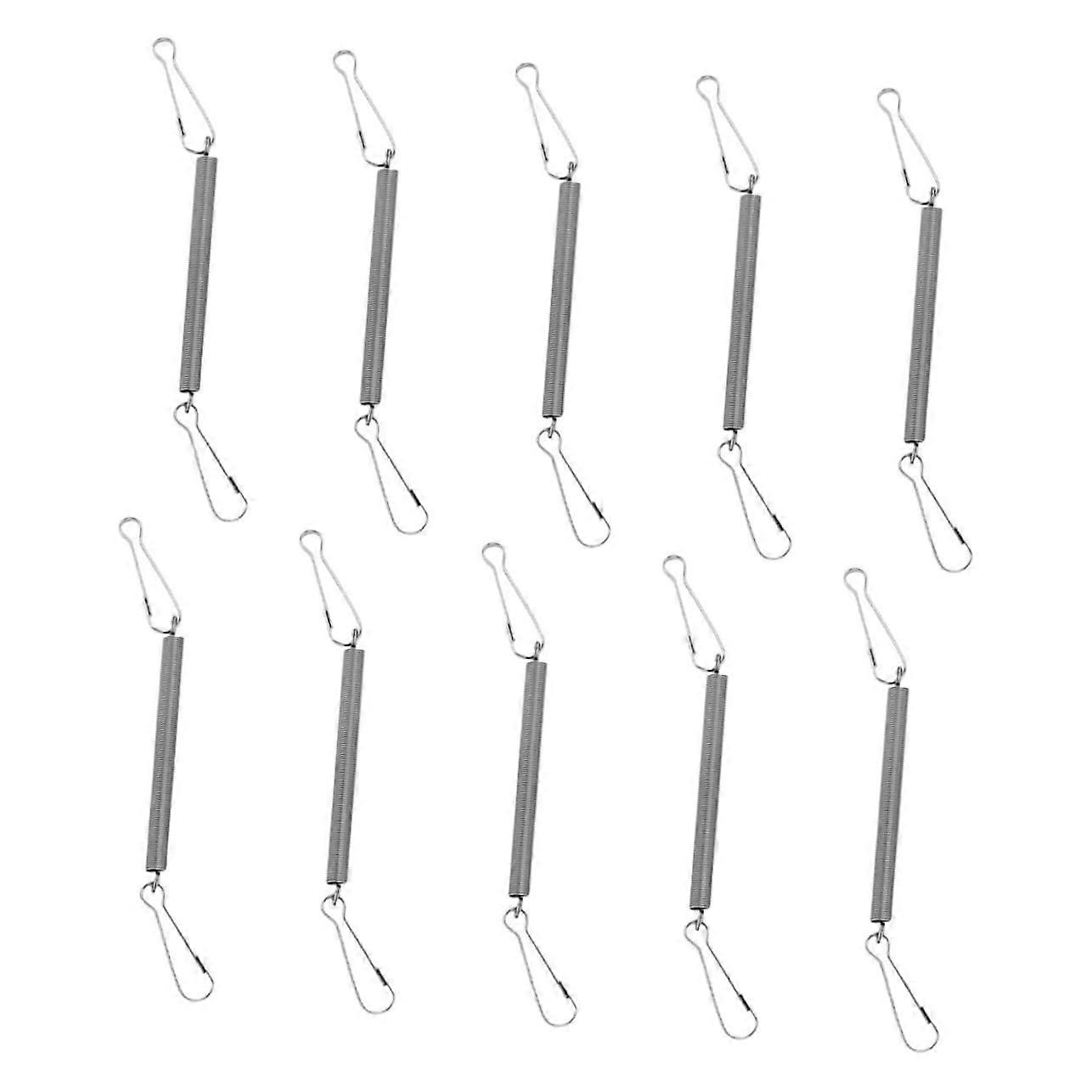 10pcs Rabbit Water Bottle Clip Spring Hooks for Secure Small Animal Cage Attachment