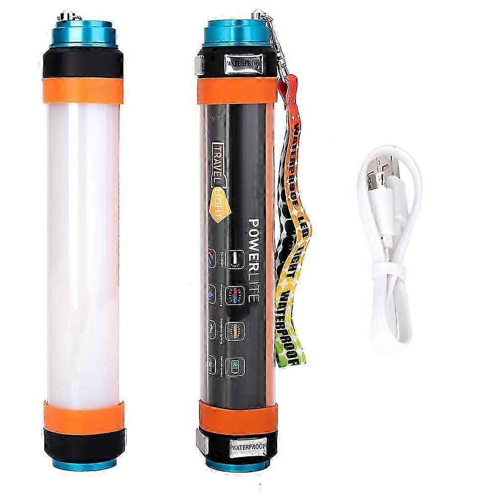 LED Flashlight Waterproof Torch Portable Lamp USB Rechargeable Camping