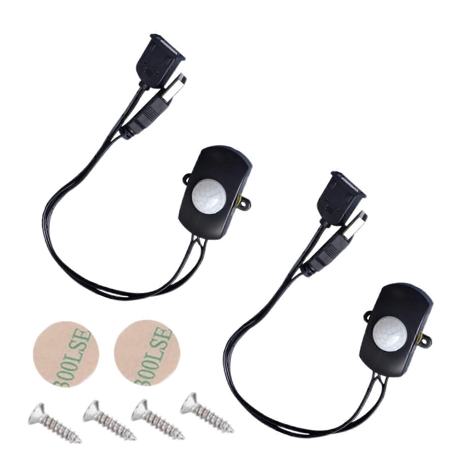 PIR Motion Sensor Switch USB Powered for LED Strip, Energy Saving AutoOff Infrared Detector