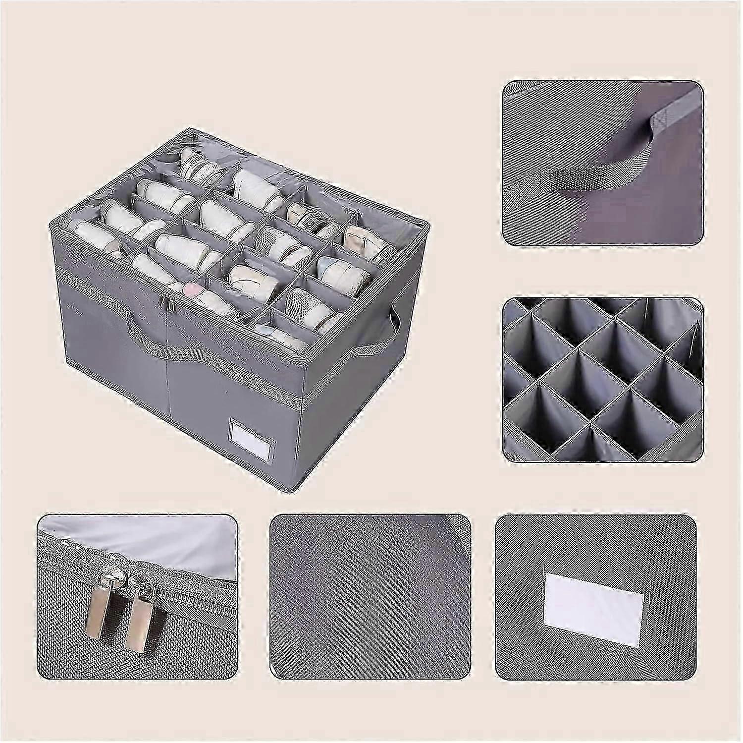 Foldable Storage Box for Clothes & Bedding Organization