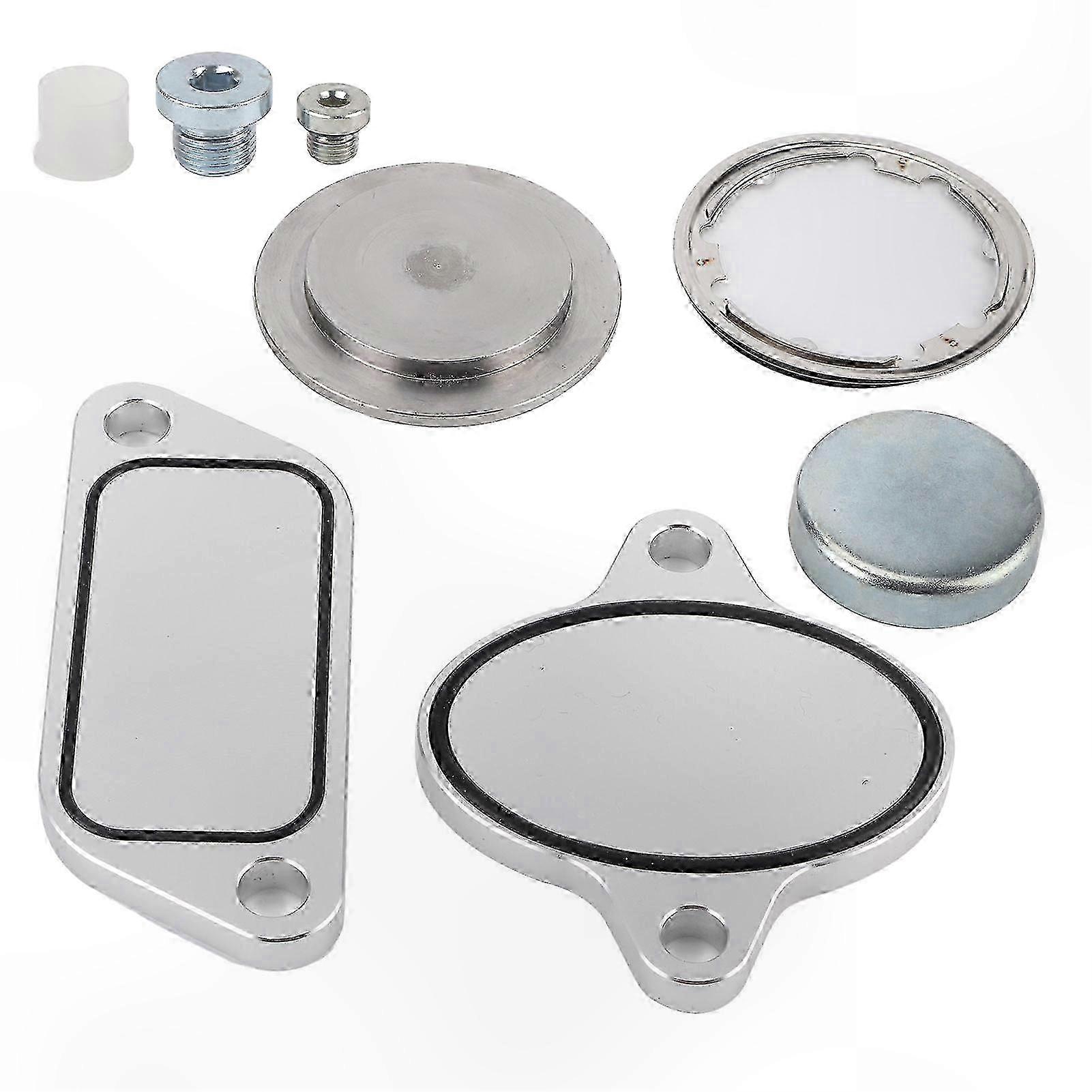 EGR Cooler Eliminator Kit with Gaskets for ISX CM871 Engine - Plug Solution