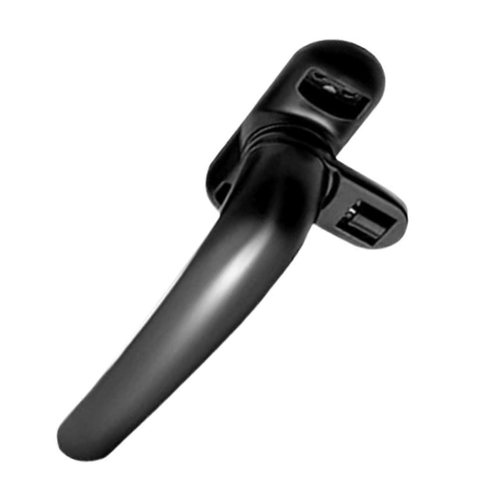 Right Side Black Aluminum Window Lock Handle Replacement for Easy Installation and Restoration