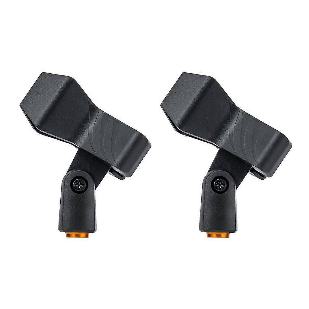 2Pack SpringLoaded Microphone Clips with Secure Grip for Wireless Handheld Mics Under 4.5cm