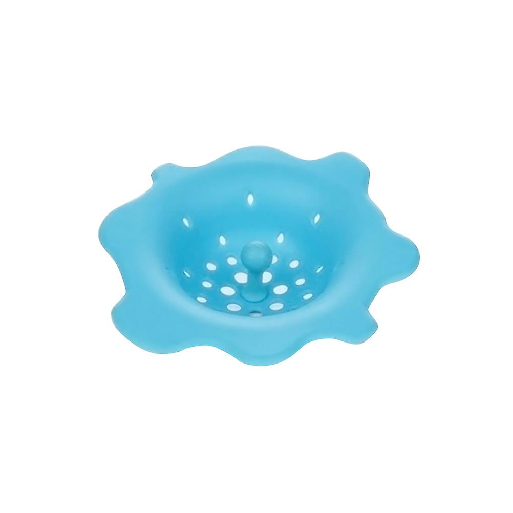 Kitchen Filter Mesh Sink Strainer for Filtering Use Blue Silicone
