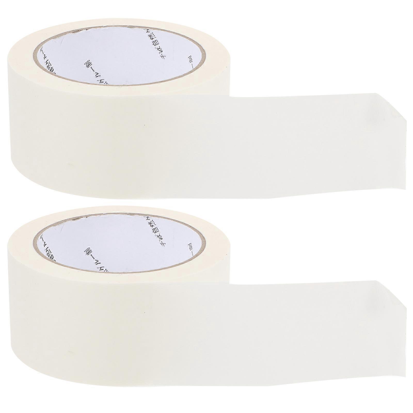Kraft Paper Tape Packaging Tape Self-Adhesive Sealing Writable 2Pcs