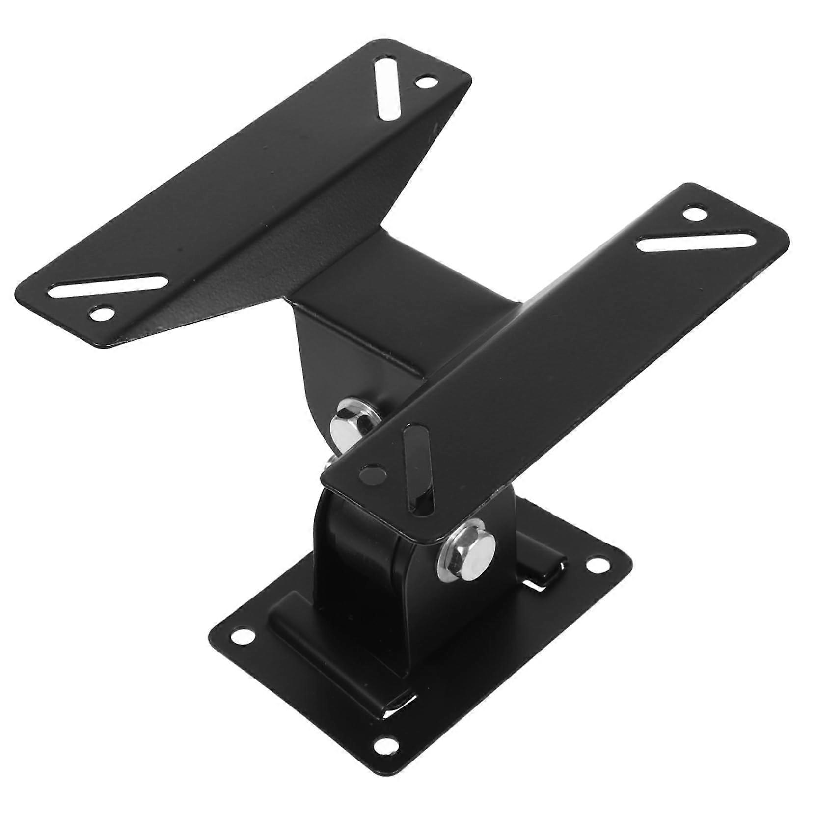 Fixed TV Wall Mount Bracket for Monitors SpaceSaving Black Design with Easy Installation