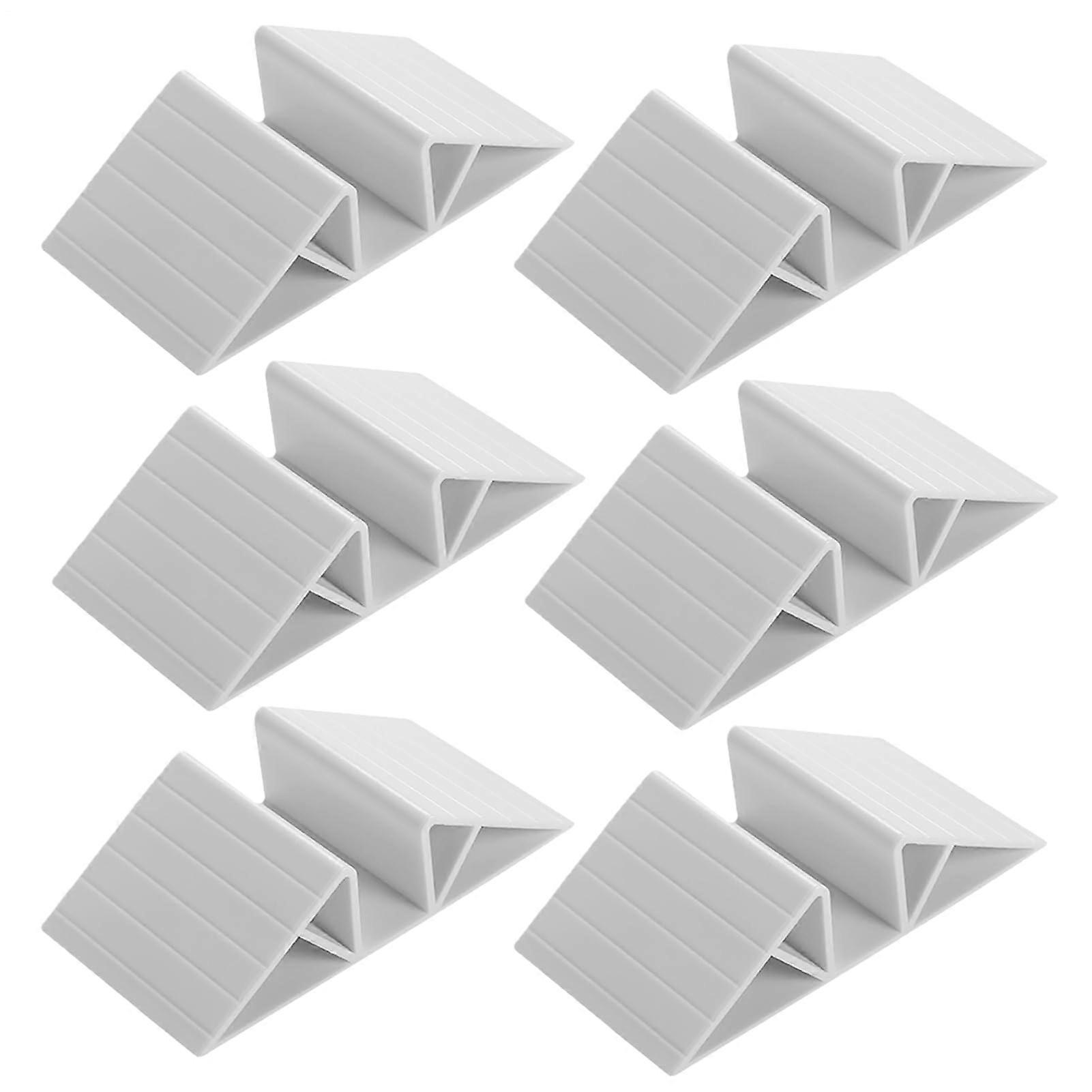 Pet Gate Support Feet 6PCS  Triangular Stability Dog Gate Reinforcement with FloorSafe Adhesive