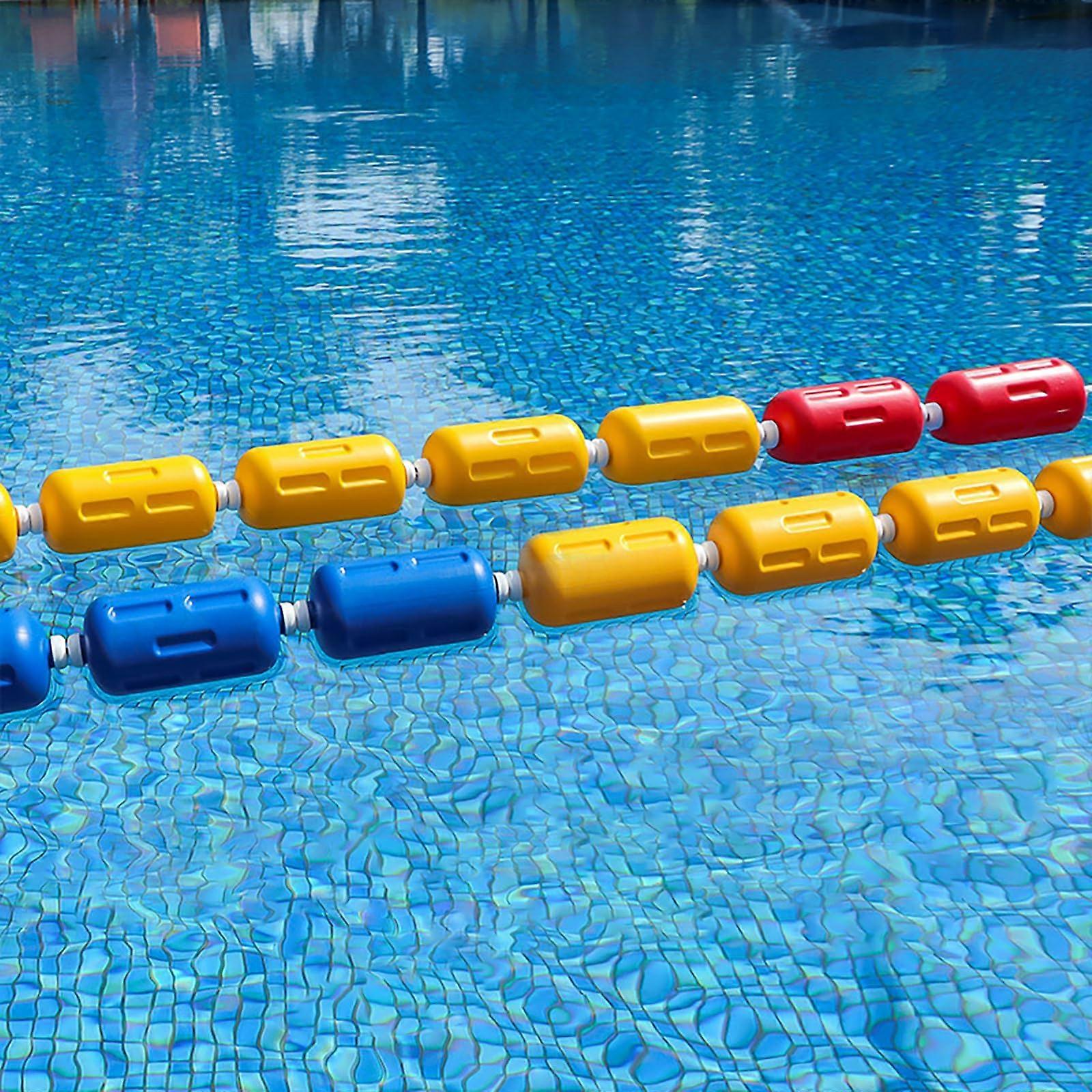 Pool Safety Rope 1 Meter with ColorCoded Floats for Quick Swimming Pool Divider Setup