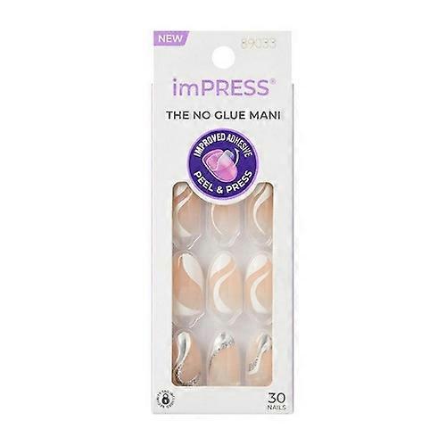 KISS Products Press On Fake Nails On My Mind Medium, 30 Count (Case Of 3)
