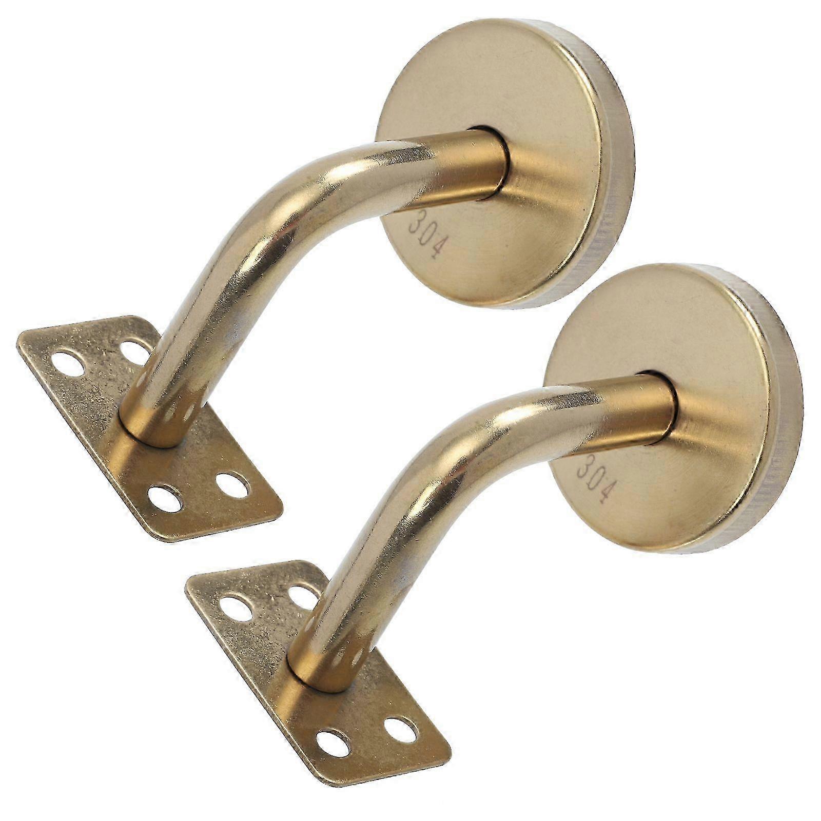 2pcs Handy Wall Mounted Handrail Brackets Support Practical Handrail Holder Bracket