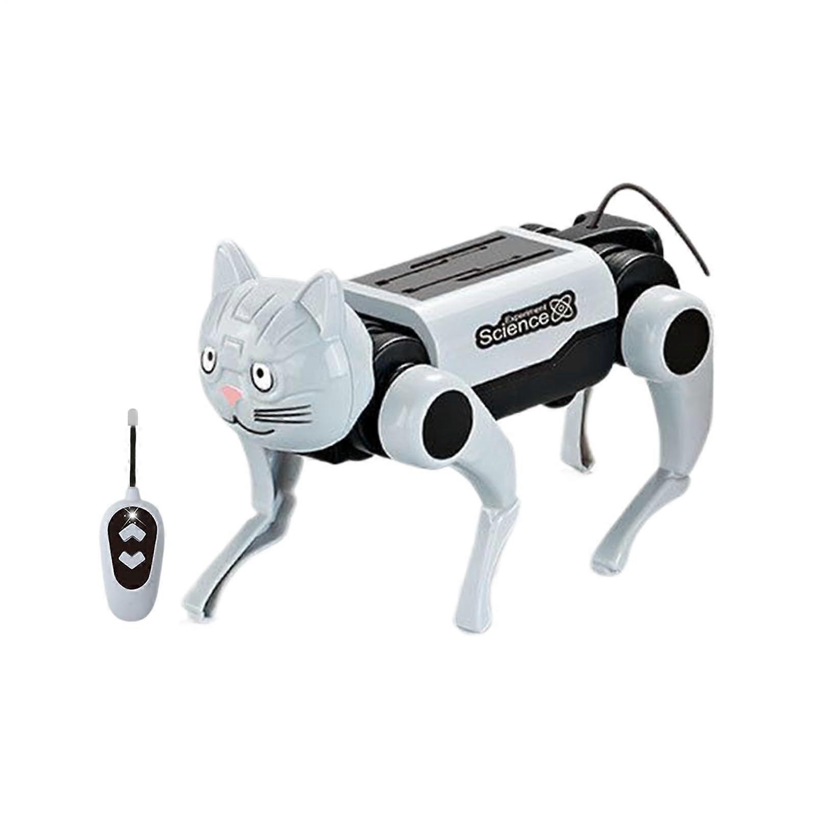 Solar Powered Robot Dog STEM Kit for Kids DIY Buildable Educational Toy Interactive Learning