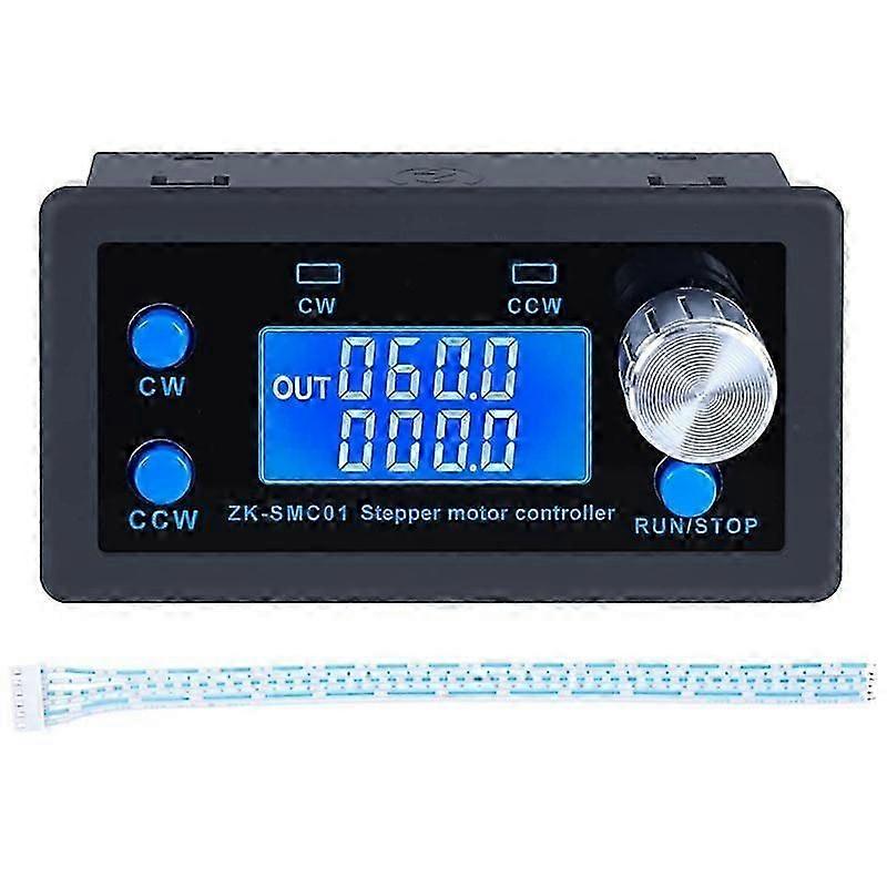 DC 5-30V CNC Stepper Motor Controller,Adjustable Stepper Motor Control Module with HD Display Suit f