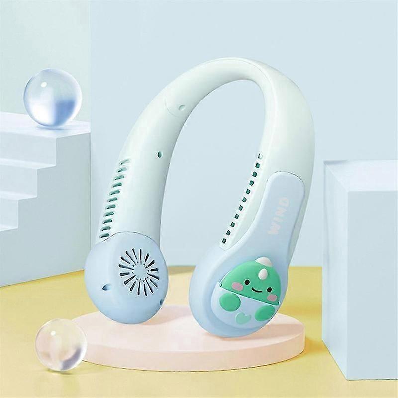 creative hanging fan for neck cooling