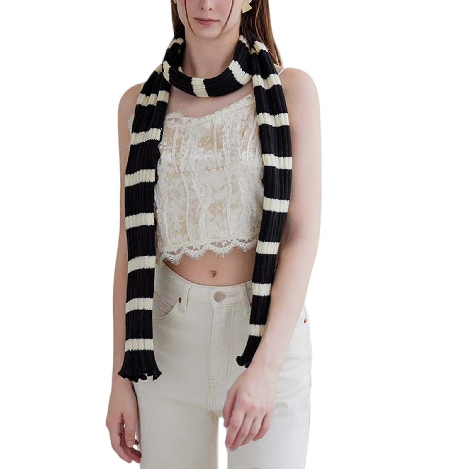 Elegante sciarpa multiuso, sciarpa sofisticata per ragazze, sciarpa decorativa punk per uomo e donna