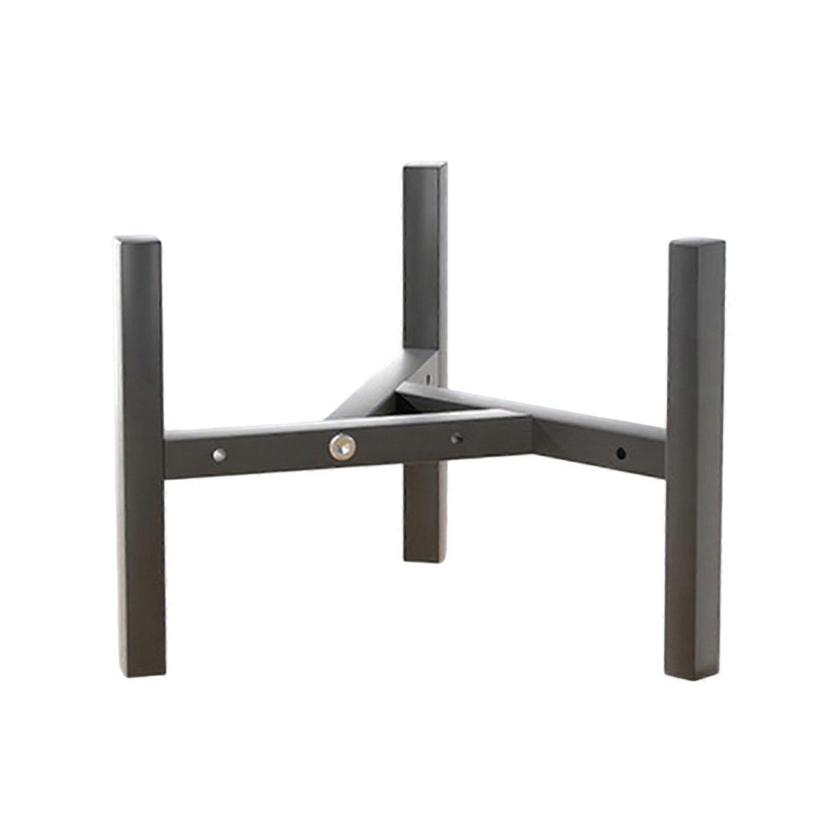 Adjustable Plant Stand with Triangular Support for Pot and Planter