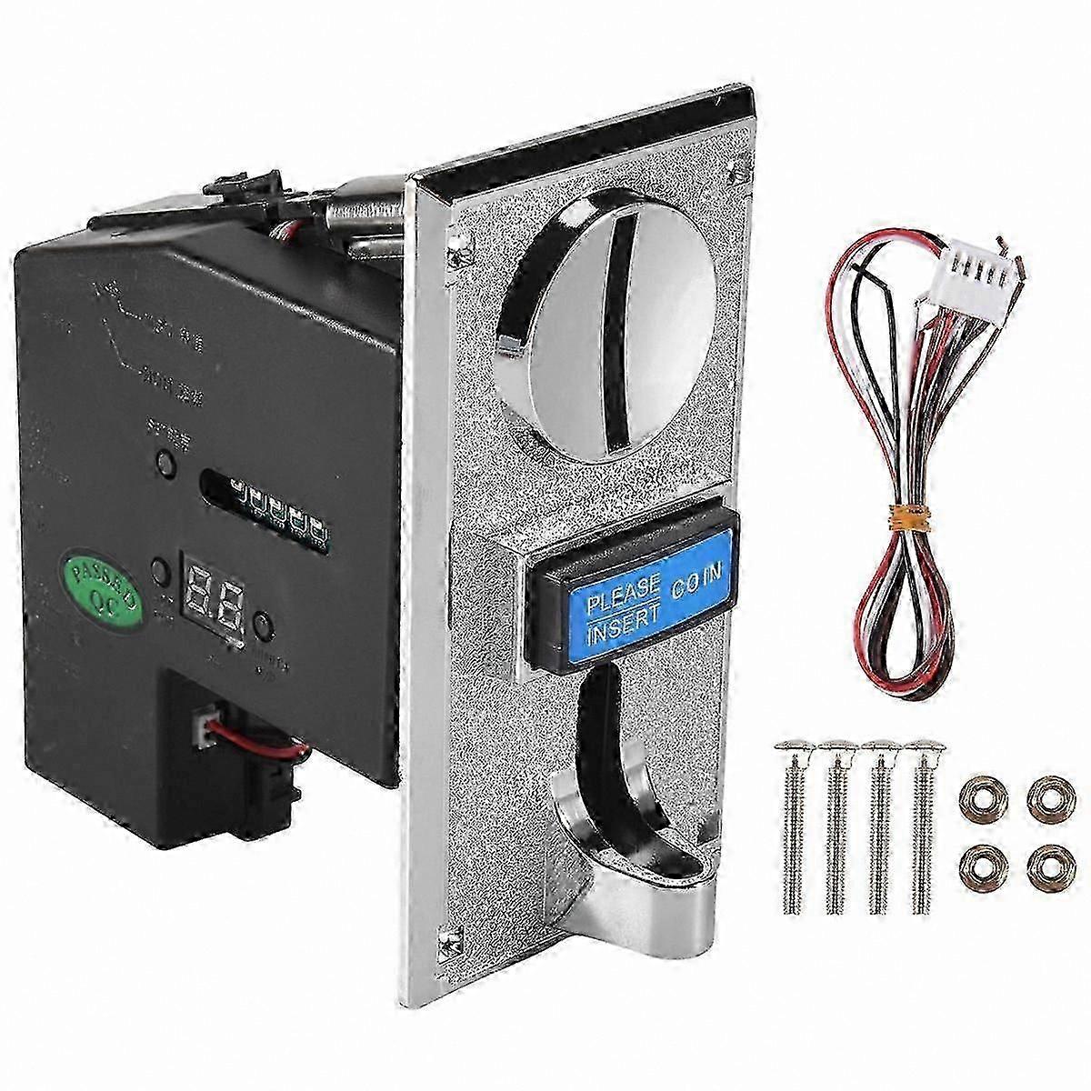 A Multi Coin Acceptor Selector for Vending Machine Arcade Game Mechanism