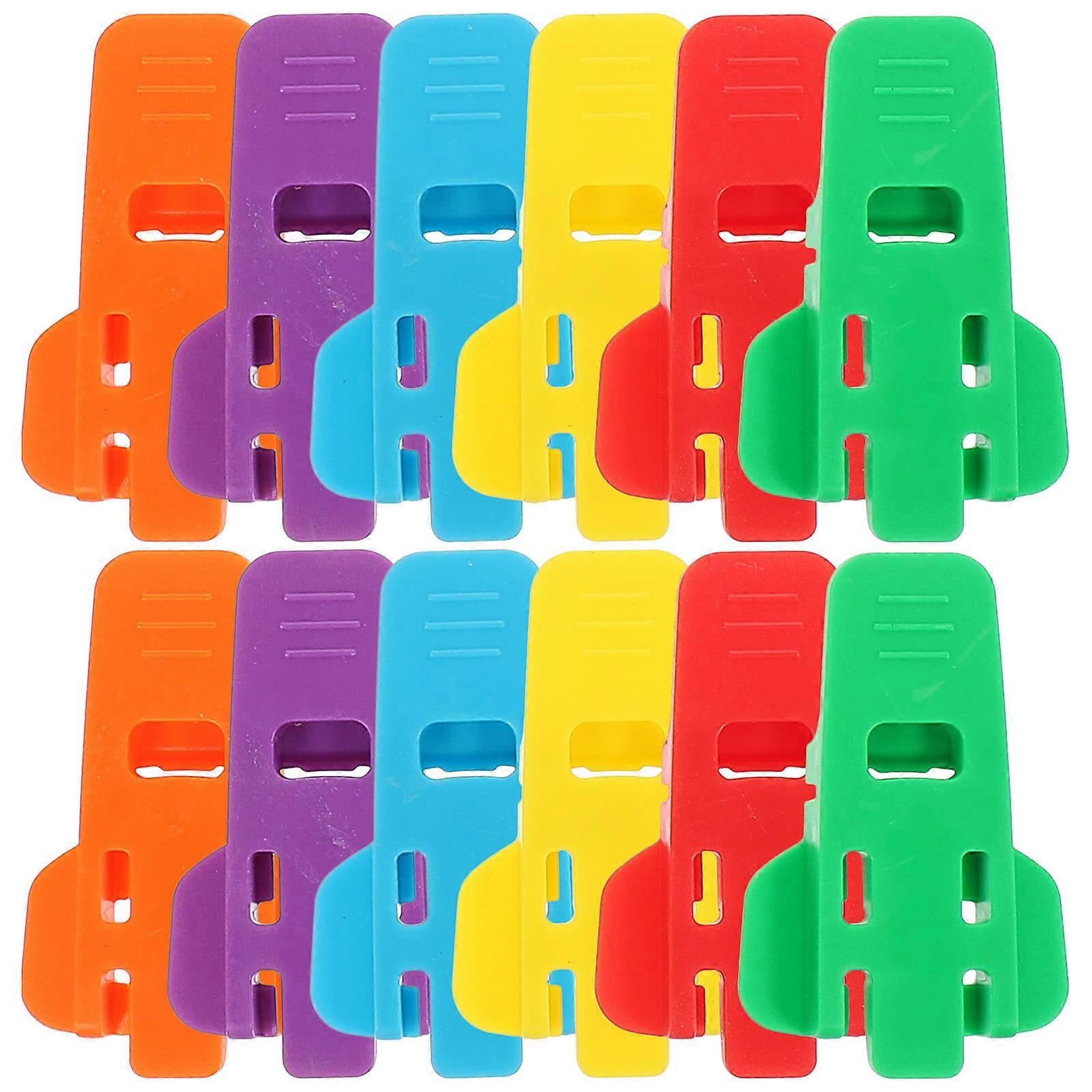 12Pcs Assorted Color for Multi-Use with Creative Lid Caps
