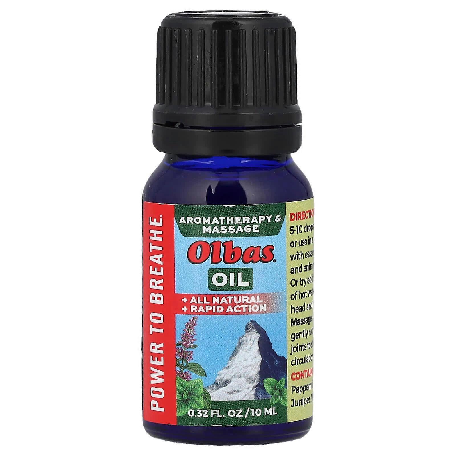 Olbas, Aromatherapy & Massage Oil, 0.32 fl oz (10 ml)