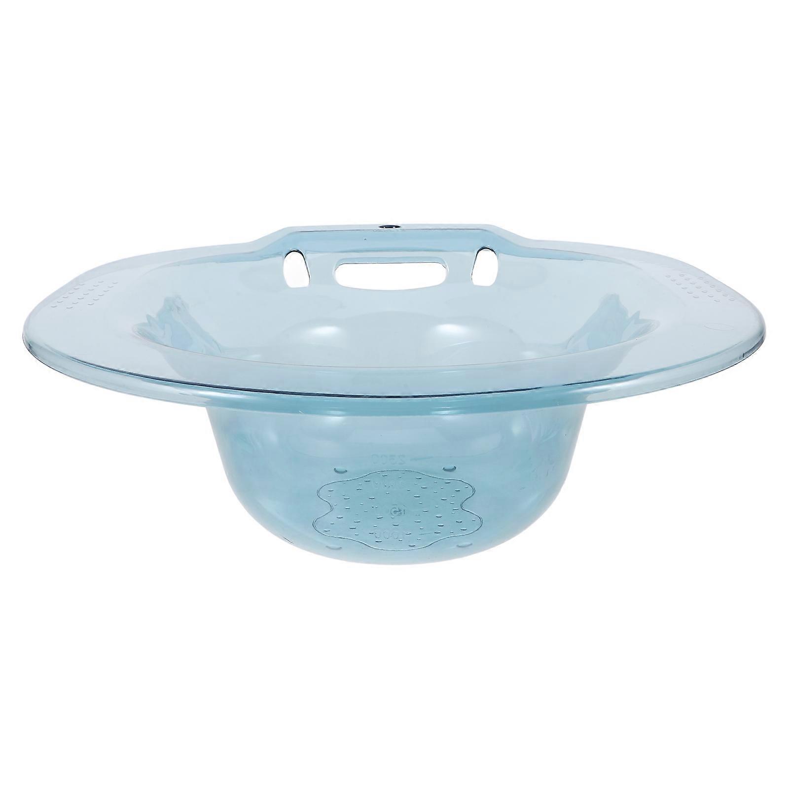 Blue Sitz Bath Basin for Practical Durable Plastic