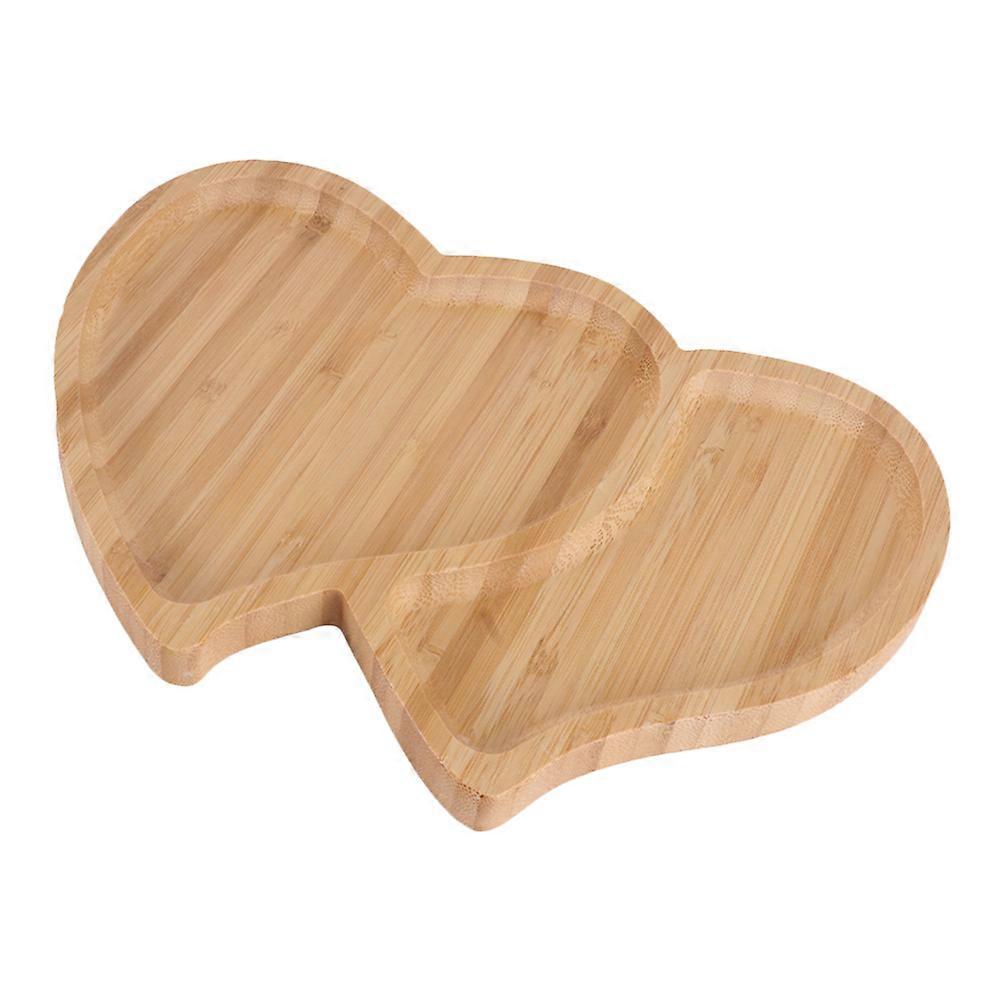 Heart Tray for Serving Snacks with Fruit Plate Function