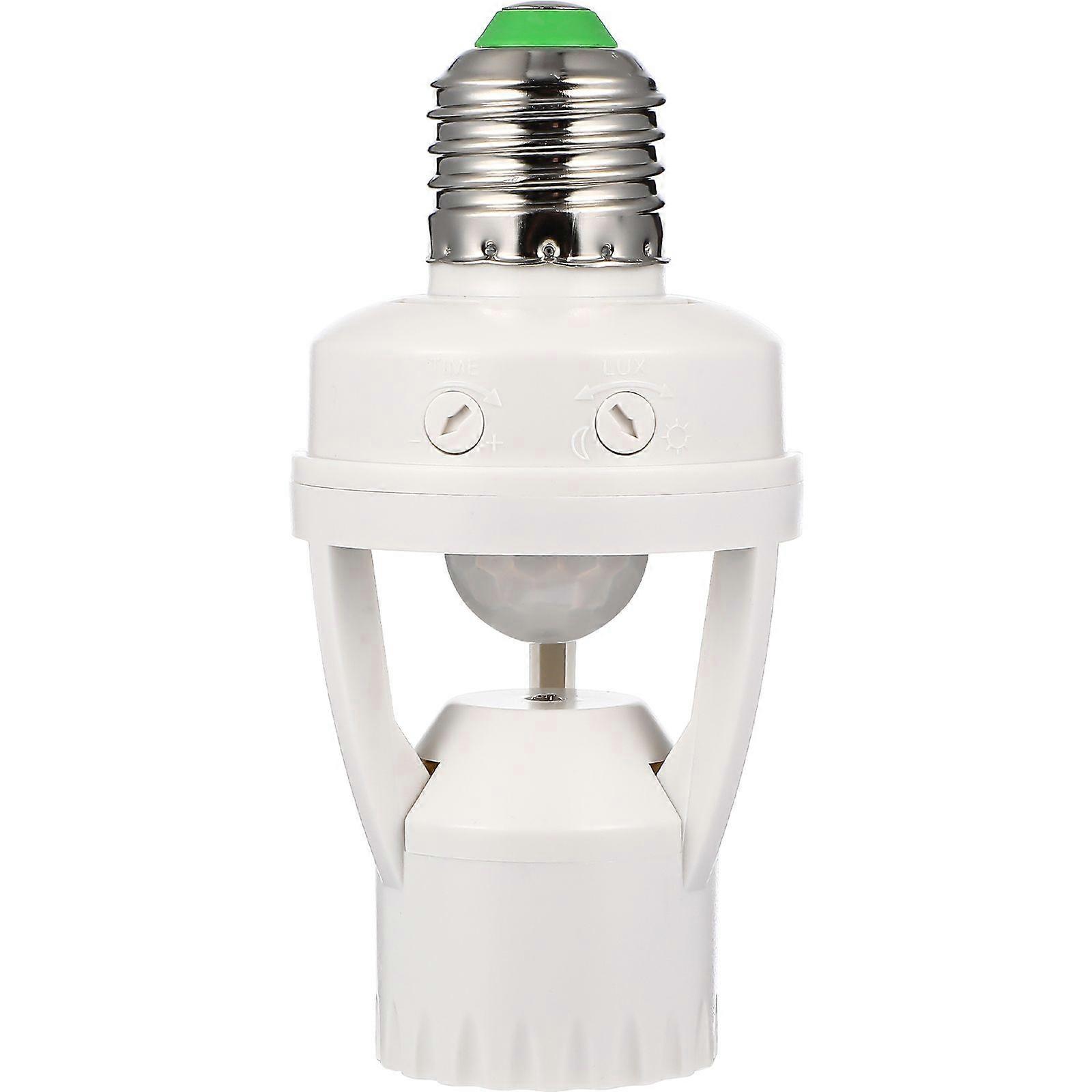 LED Lamp Bulb Holder E27 Infrared Sensor Lamp Holder Light Switch Socket Light Base