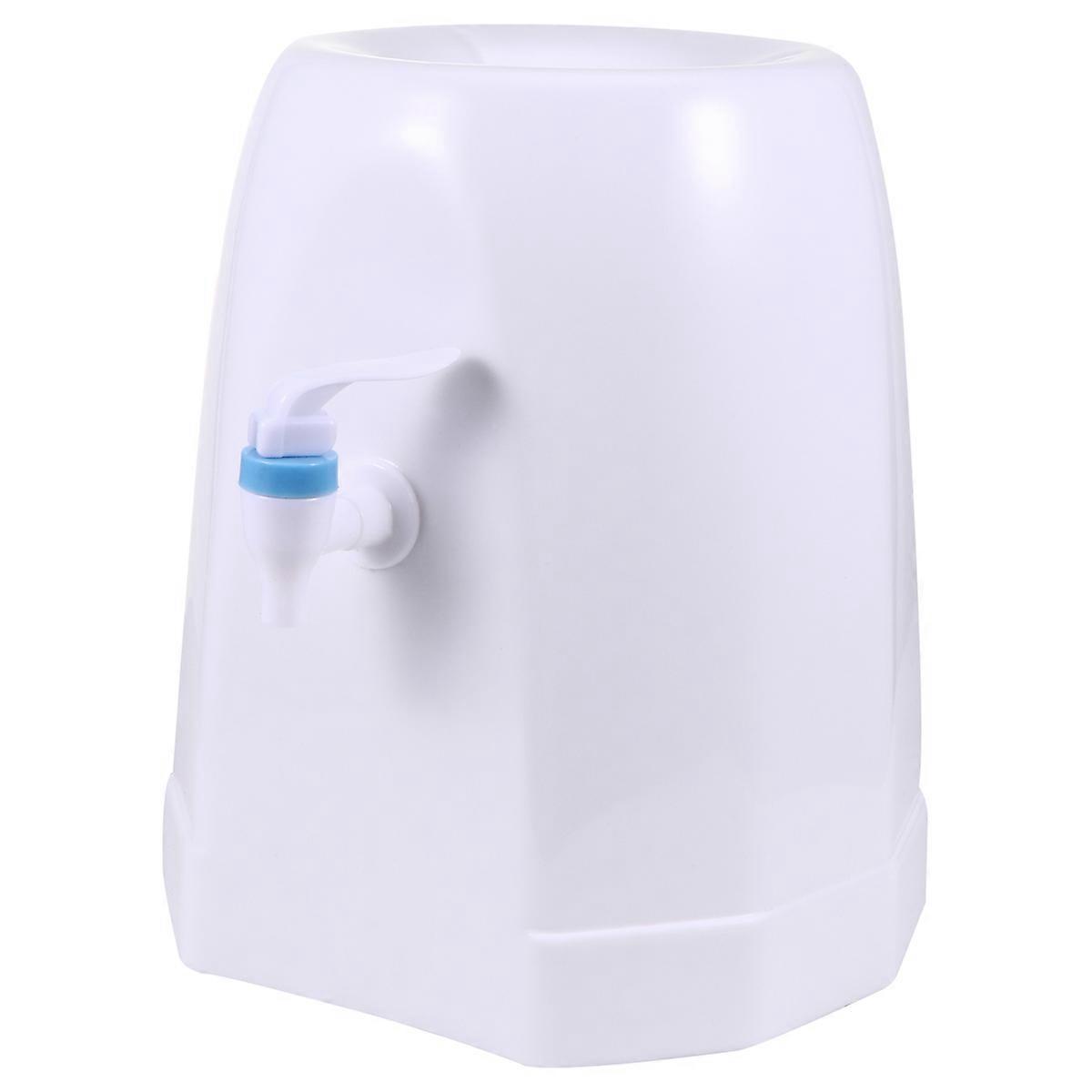 Dispenser d'acqua da tavolo in plastica bianca per uso domestico