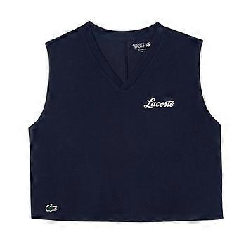 Lacoste Womens/Ladies Sport Relaxed Fit Sleeveless Crop Top