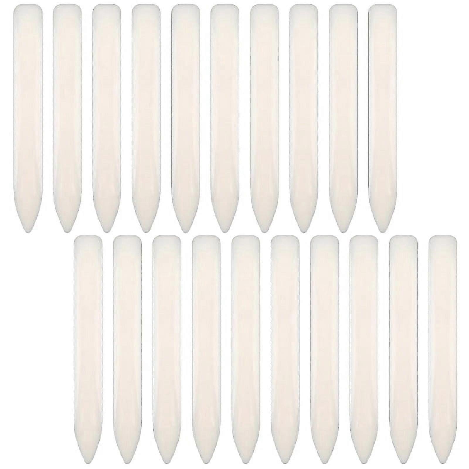 20 Pack Bone Folder Tool, Plastic Bone Folder Crafts Scoring Folding Creasing Paper Crafting Scrapbooking Tool