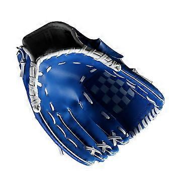 1PC 12.5 Inch Thicken Infield Pitcher Baseball Gloves Softball Gloves Infielder's Glove for Children Man Women Adolescents Sports (Blue)