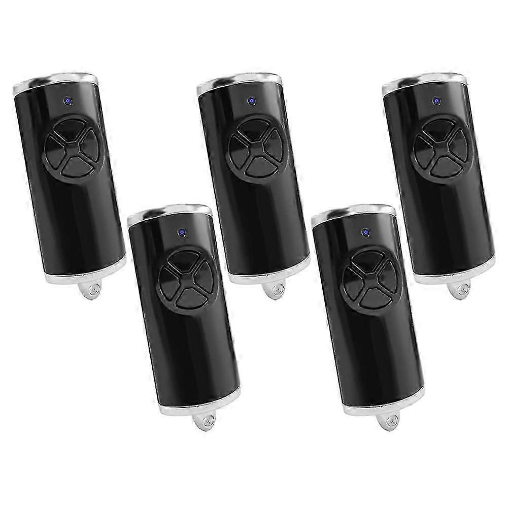 5-Pack 868MHz Rolling Code Garage Door Opener Remote, 4-Button Multi-Channel, Compatible with 868MHz Systems, Clone Programming