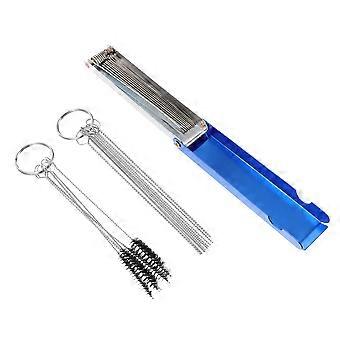 3 Sets Hair Brush Cleaner Motorcycle Cleaner Carb Cleaning Tool Carburetor Cleaning Tool Carburetor Brush Carburetor Jet Cleaner
