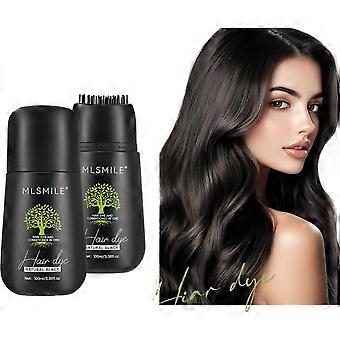 MLSMILE Haarkleurmiddel met plantenextracten - Formule zonder mengen & Grijsdekking