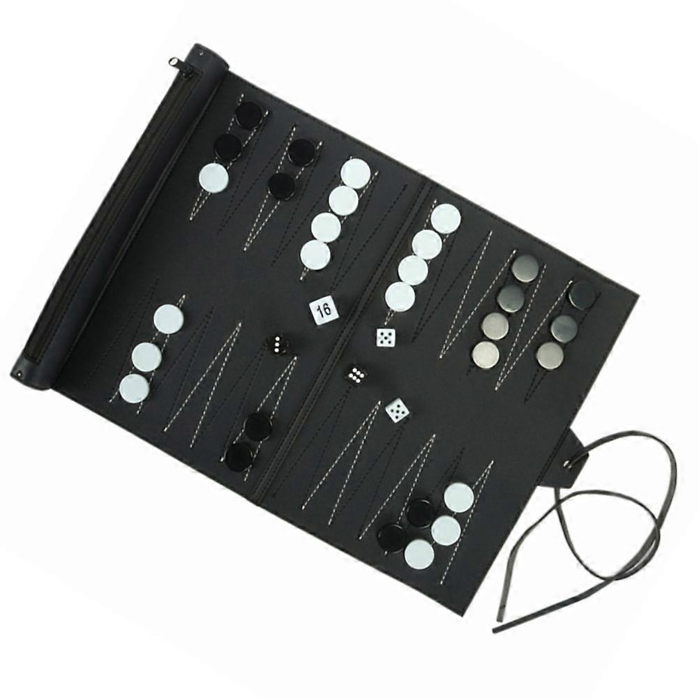 Backgammon Sets for Kids Black Backgammon Board Game for Decoration 1Set