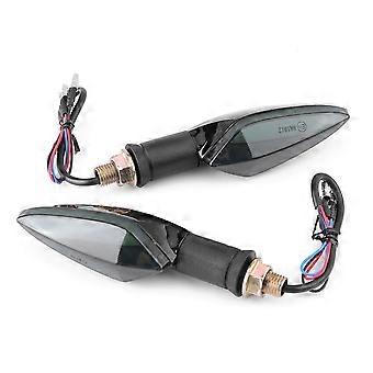 Coppia di Indicatori di Direzione Moto Bici Luci LED Indicatore di Direzione Universale