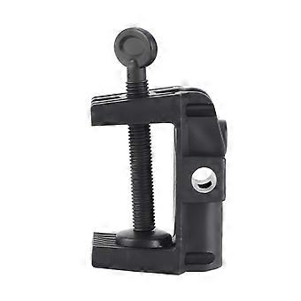 Braçadeira de mesa C ABS Black Braça de montagem de mesa para candeeiro de mesa de mesa