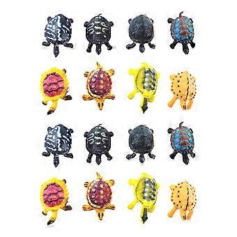 Educatieve schildpad speelgoedmodellen voor decoratie, 48 stuks, divers.