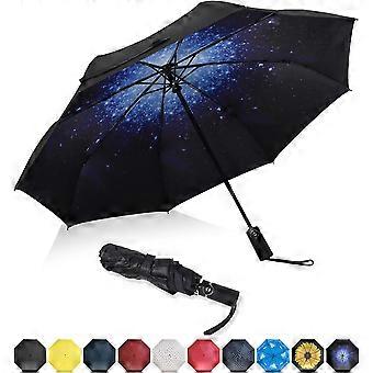 Liangnv Umbrella Compact Travel Umbrellas Strong Durable Windproof Umbrella for Rain Portable Umbrella - Reinforced Canopy, Ergonomic Handle, Auto Ope
