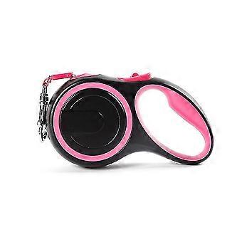 Retractable Leash For Large Dogs, 8m 110lbs 50kg Long Retractable Dog Leash, Heavy Duty Retractable Pet Leash, Automatic Retractable Leash, Pink