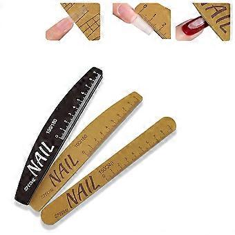 Nail File and Buffer Set, Double-Sided Emery Boards & Polishing Sticks for Nails, Professional Washable Reusable Shaper Tools Home Salon (3 Pieces)