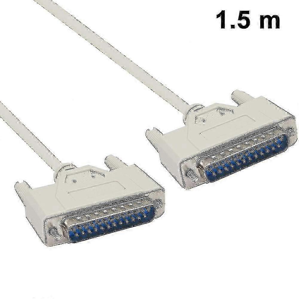 Parallel Db25 Printer Cable For The Connection Between A Computer H A