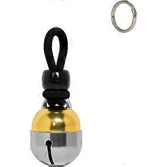 USA Handmade Extra Loud Pet Collar Bell, Premium Brass Nickel Silver
