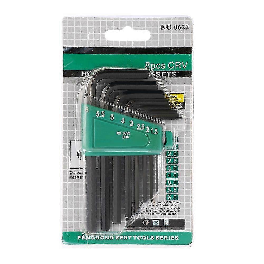 L-shaped hex key set standard specifications, universally applicable