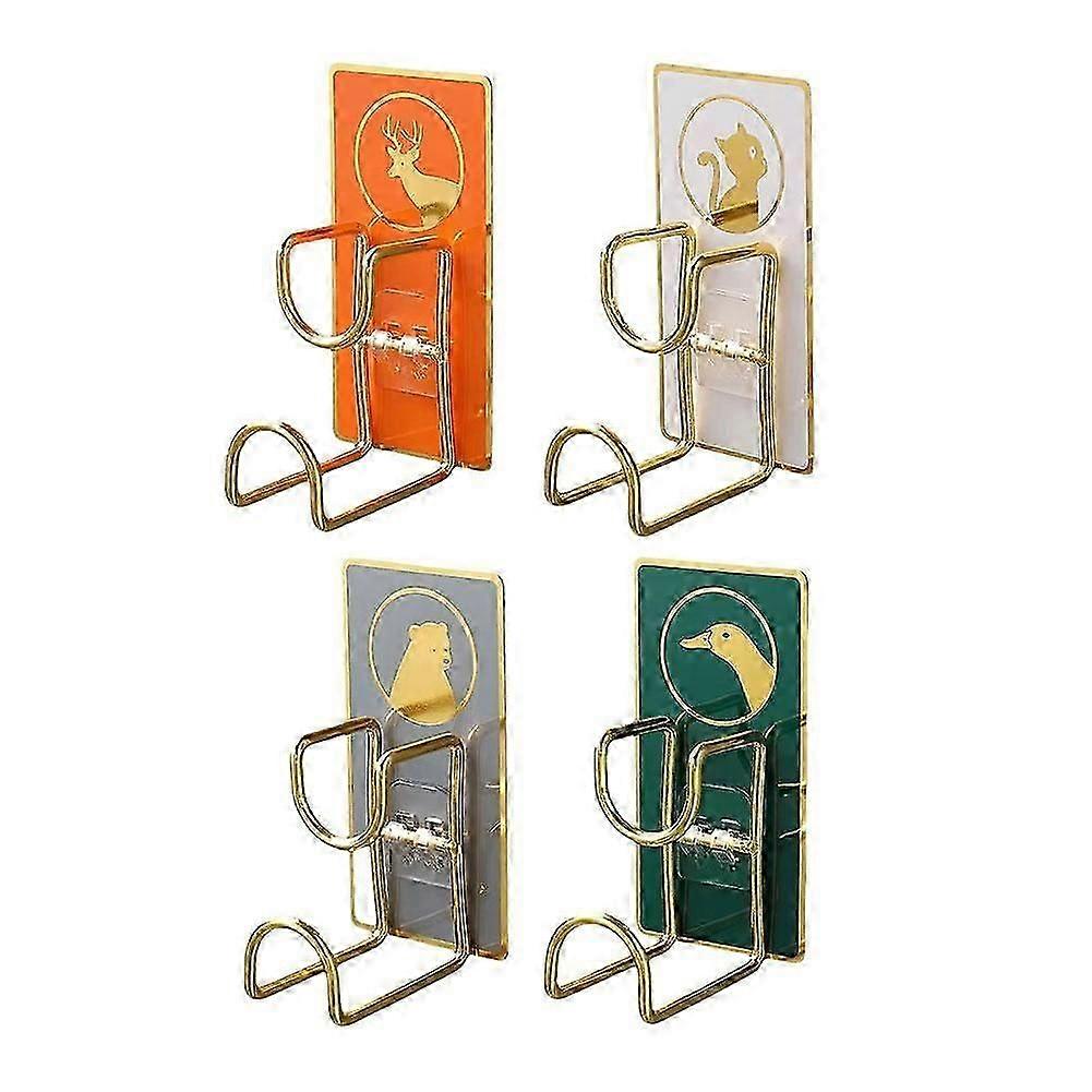 Cartoon Base Holder Adhesive Hook Kitchen Bathroom Storage Rack Hook Strong