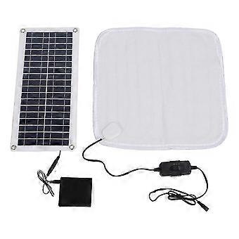 Almohadilla de calentamiento solar de 12V 50W compatible con invierno - Almohadilla cálida para los pies, manta calefactora para mascotas, manta eléctrica de calefacción solar B